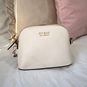 GUESS Elegant Cream Crossbody Bag